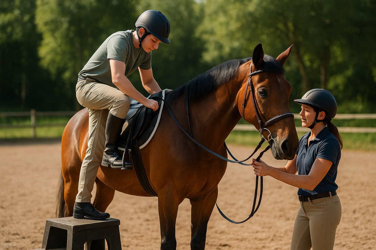 premiere fois sur cheval